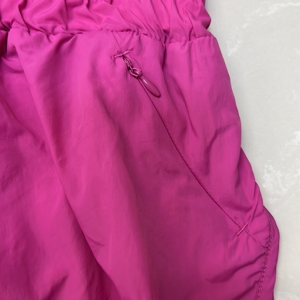 Kinesis Wind Runner, High Waisted Woven Pull-On Shorts, Rose Violet Sz S - Picture 6 of 7
